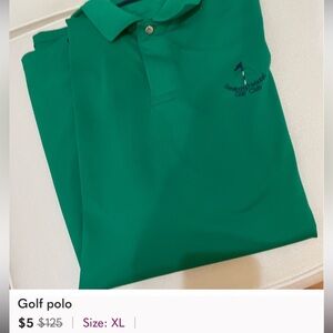 Green Golf Polo Shirt